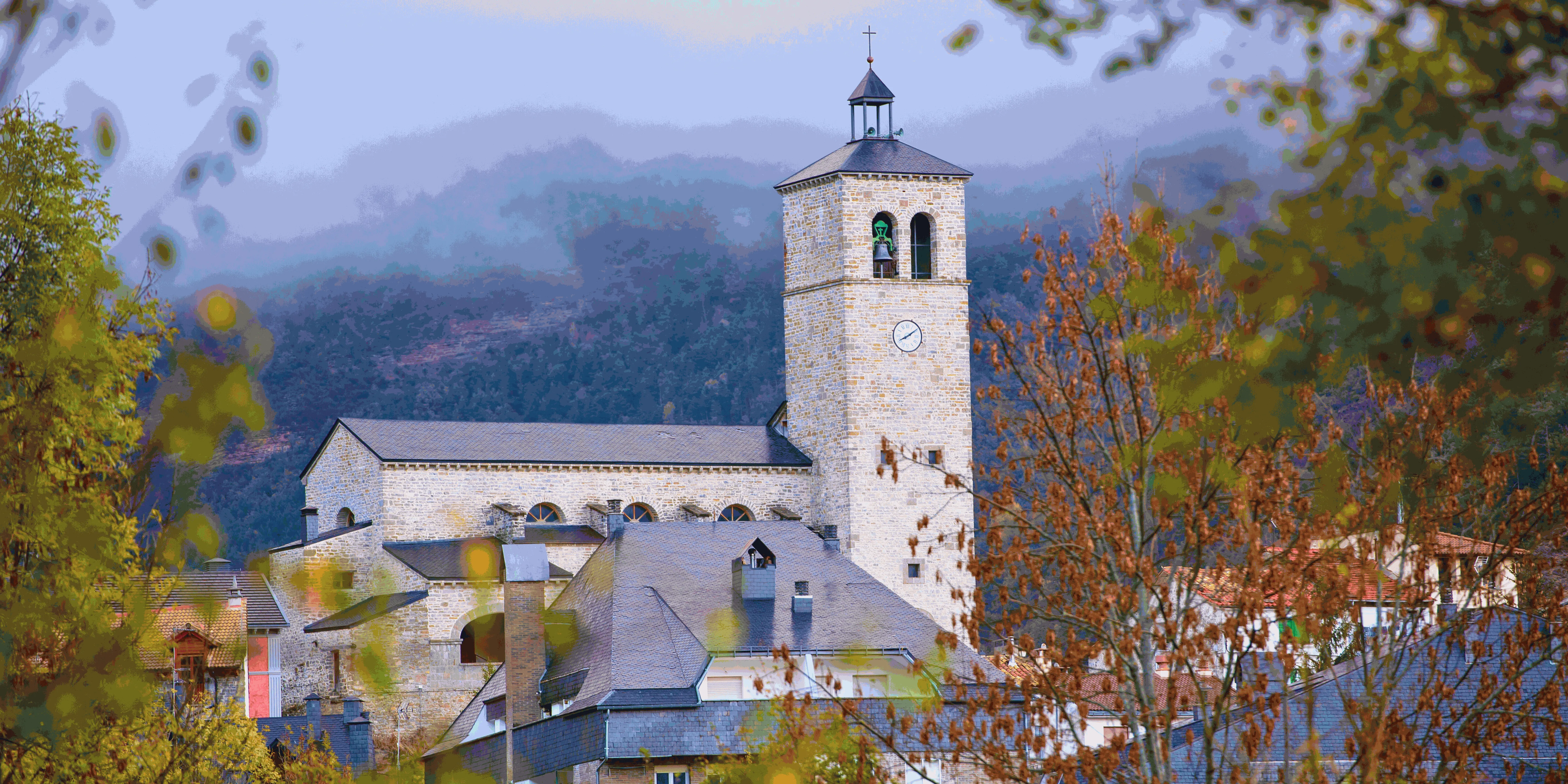 Alojamientos y paisajes del Pirineo cerca de Jaca